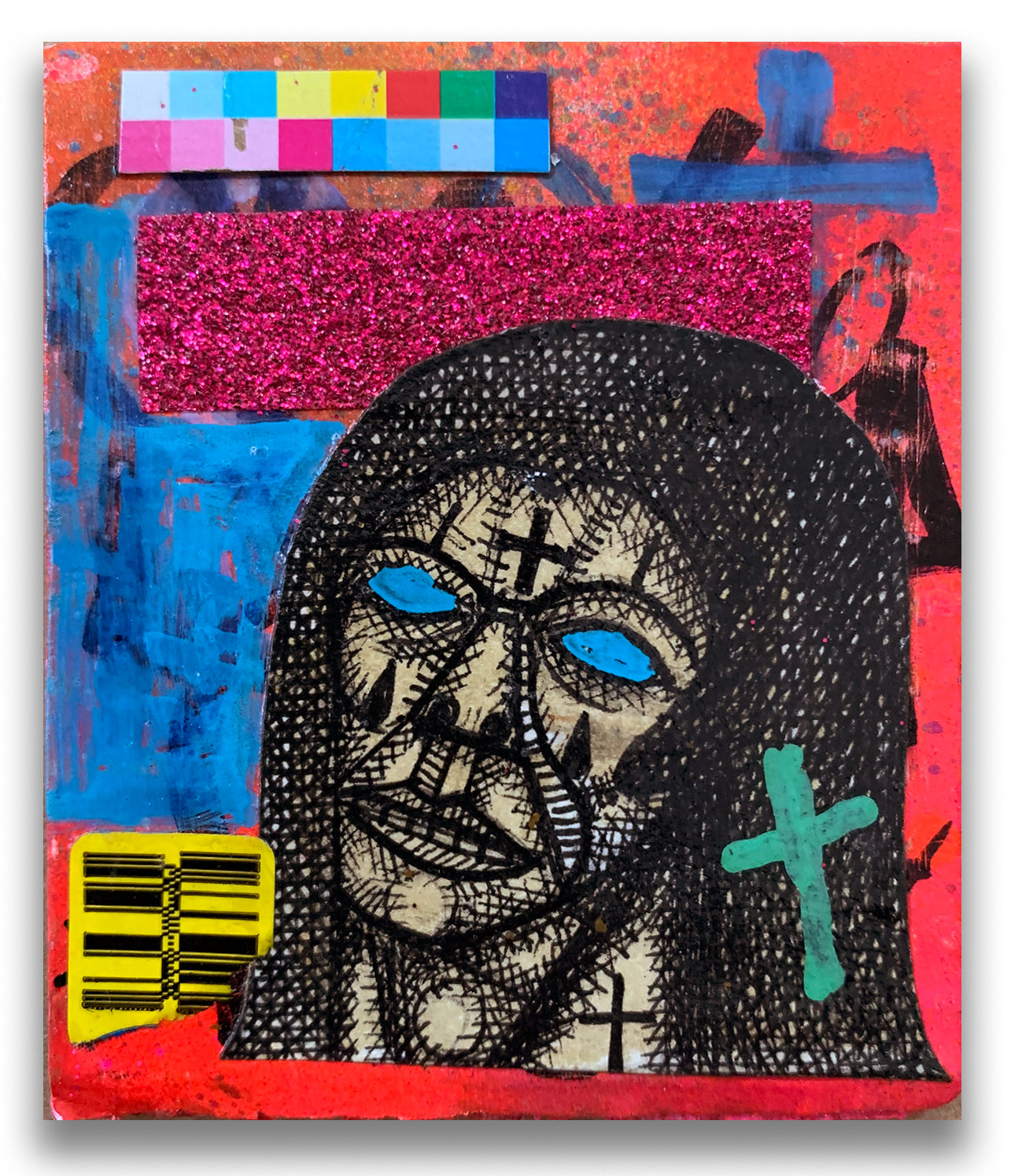 Carlos Ramirez  - "Ghetto Card 8" Drawing