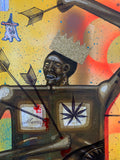Carlos Ramirez  - "Battle Scarred" Painting