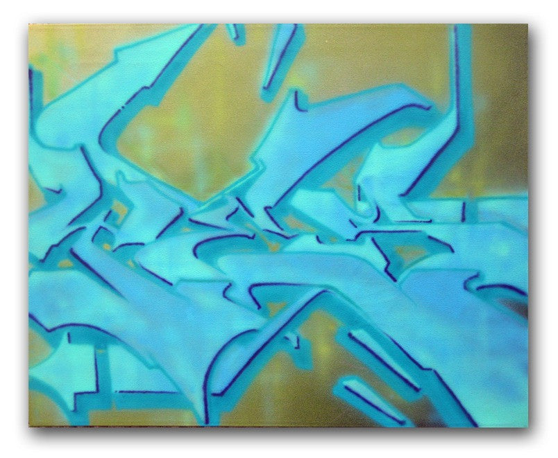 YES2 - "Aqua Boogie" painting