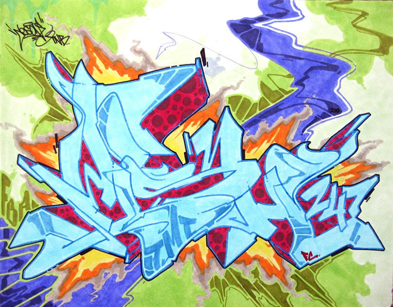 CES ONE- "Untitled 1" BlackBook Drawing