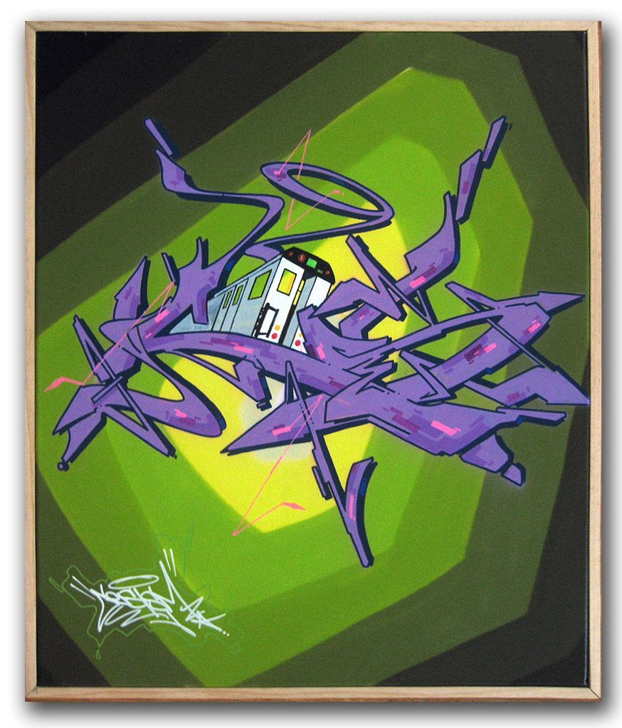 CES ONE - "Train#2" Painting