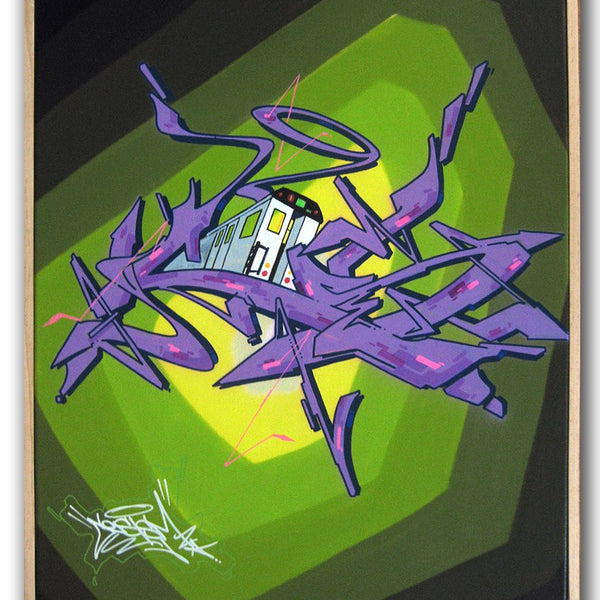 CES ONE - "Train#2" Painting