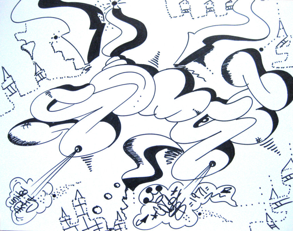 COMET - Untitled #14 - Drawing