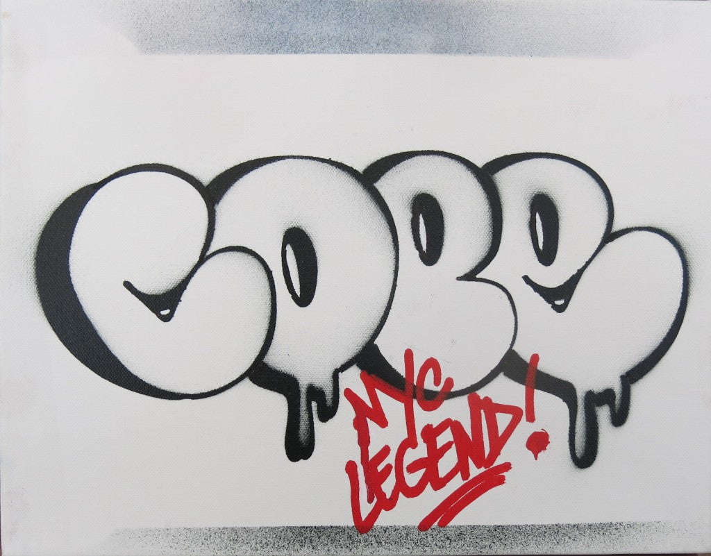 COPE2 - "Bubble Stencil #2" Painting