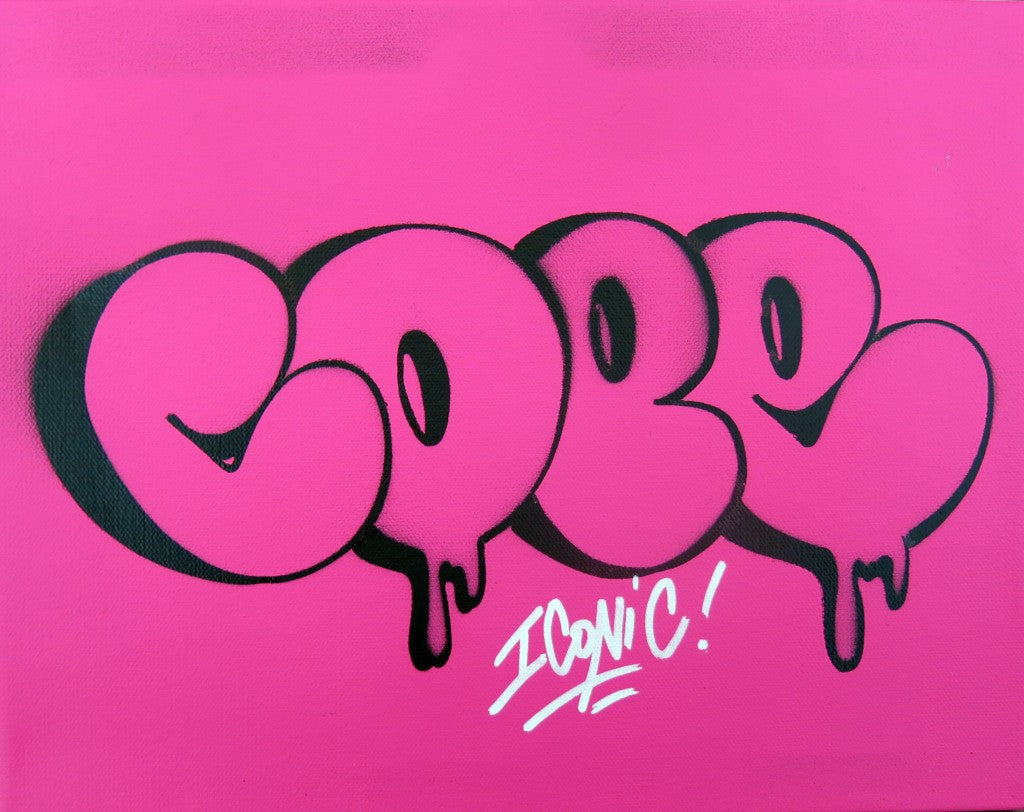 COPE2 - "Bubble Stencil #1" Painting