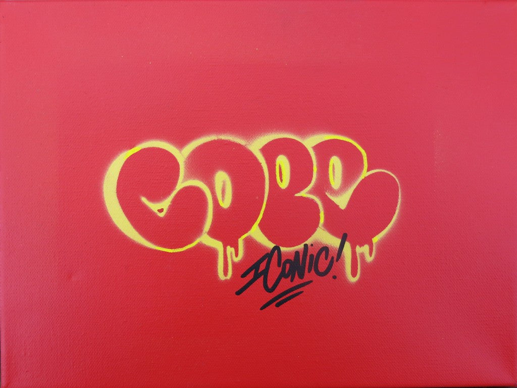 COPE2 - "Bubble Stencil #5" Painting