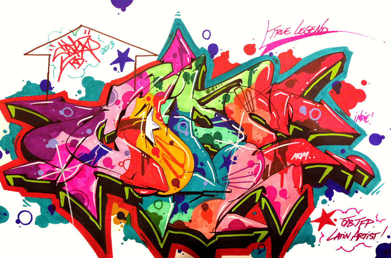 COPE 2 - " Burner " Black Book Drawing