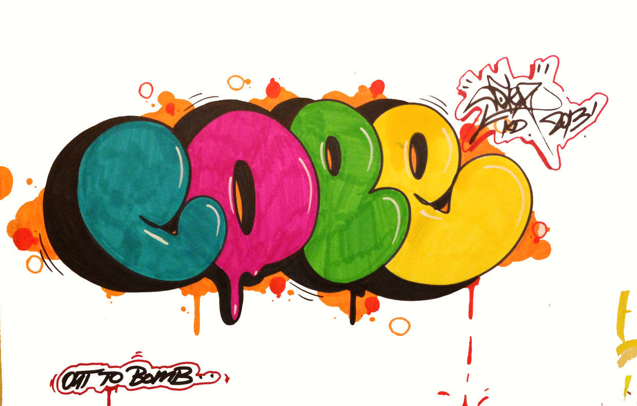 COPE 2 - " Multi Bubble " Black Book Drawing