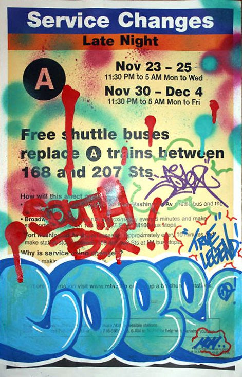 COPE 2 -Subway Sign#1