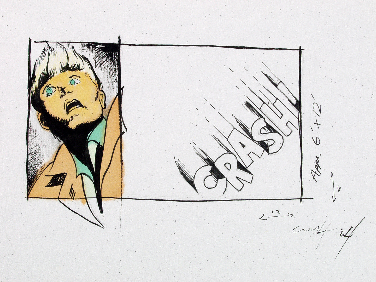 JOHN "CRASH" MATOS - "CRASH" Drawing