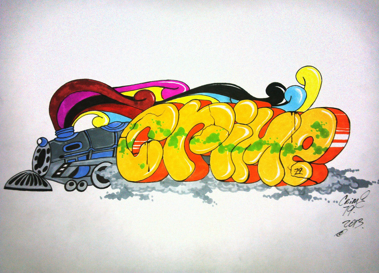 CRIME 79 - "Ode To Soul" Black Book Drawing