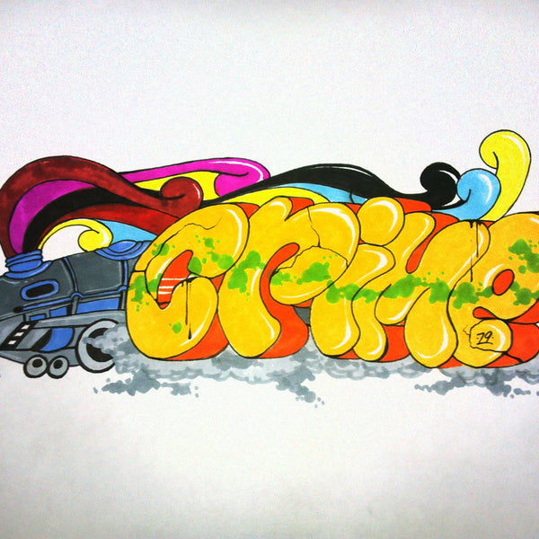 CRIME 79 - "Ode To Soul" Black Book Drawing