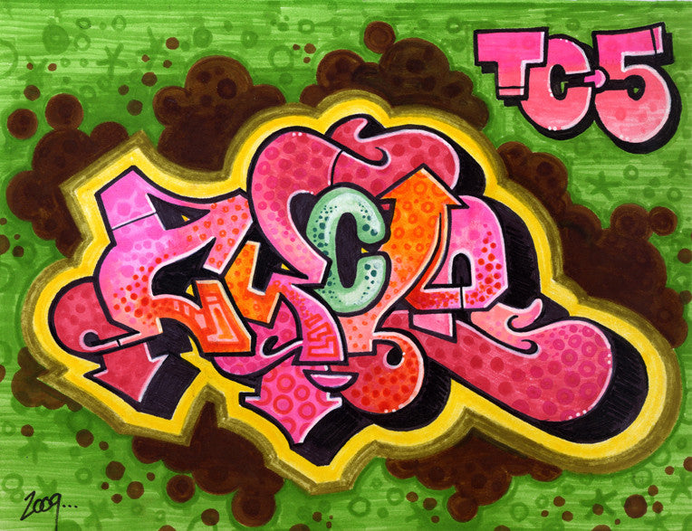 CYCLE - TC-5 Black Book Drawing