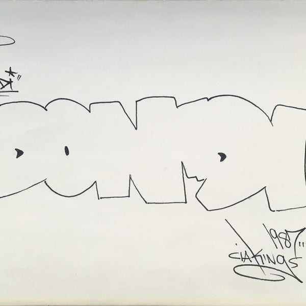Dondi White - "DONDI"  Drawing 1987