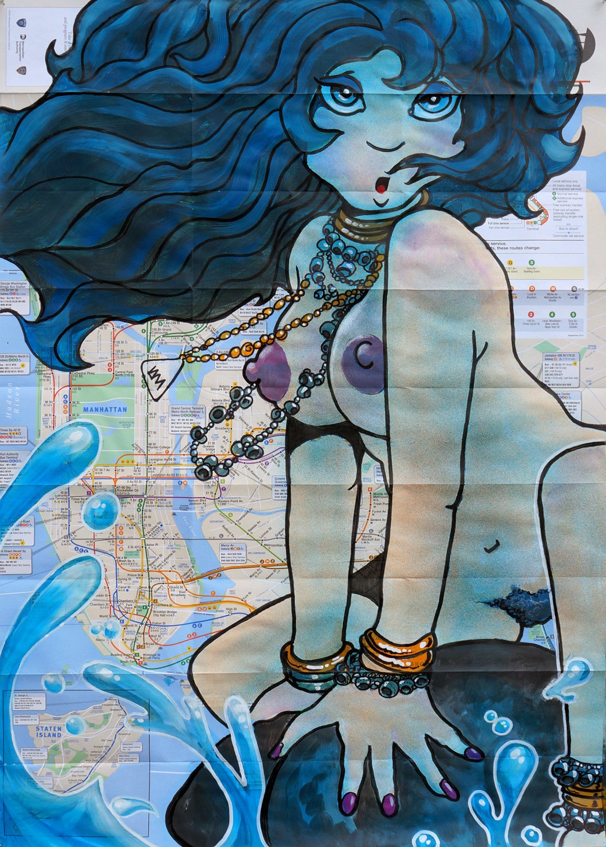 MARK BODE " Erotica #1 " Map