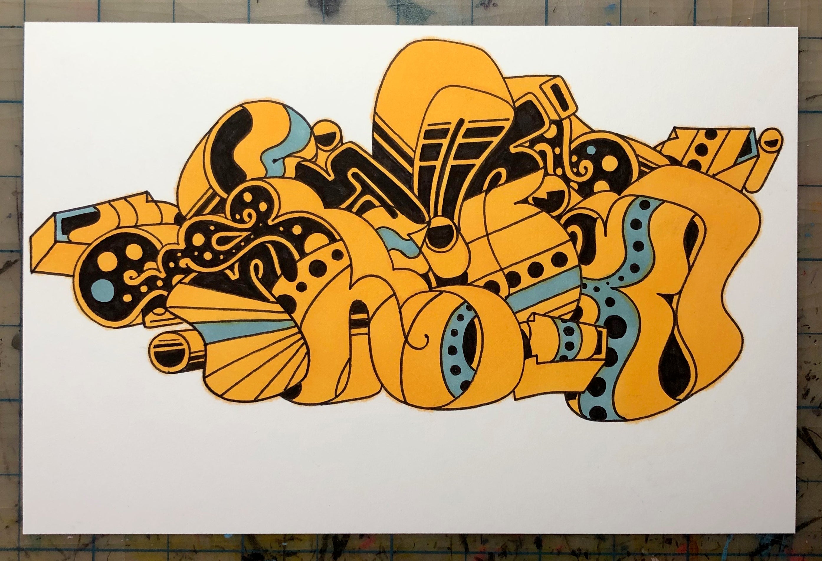 Sp.One - "Loosies 12"  drawing