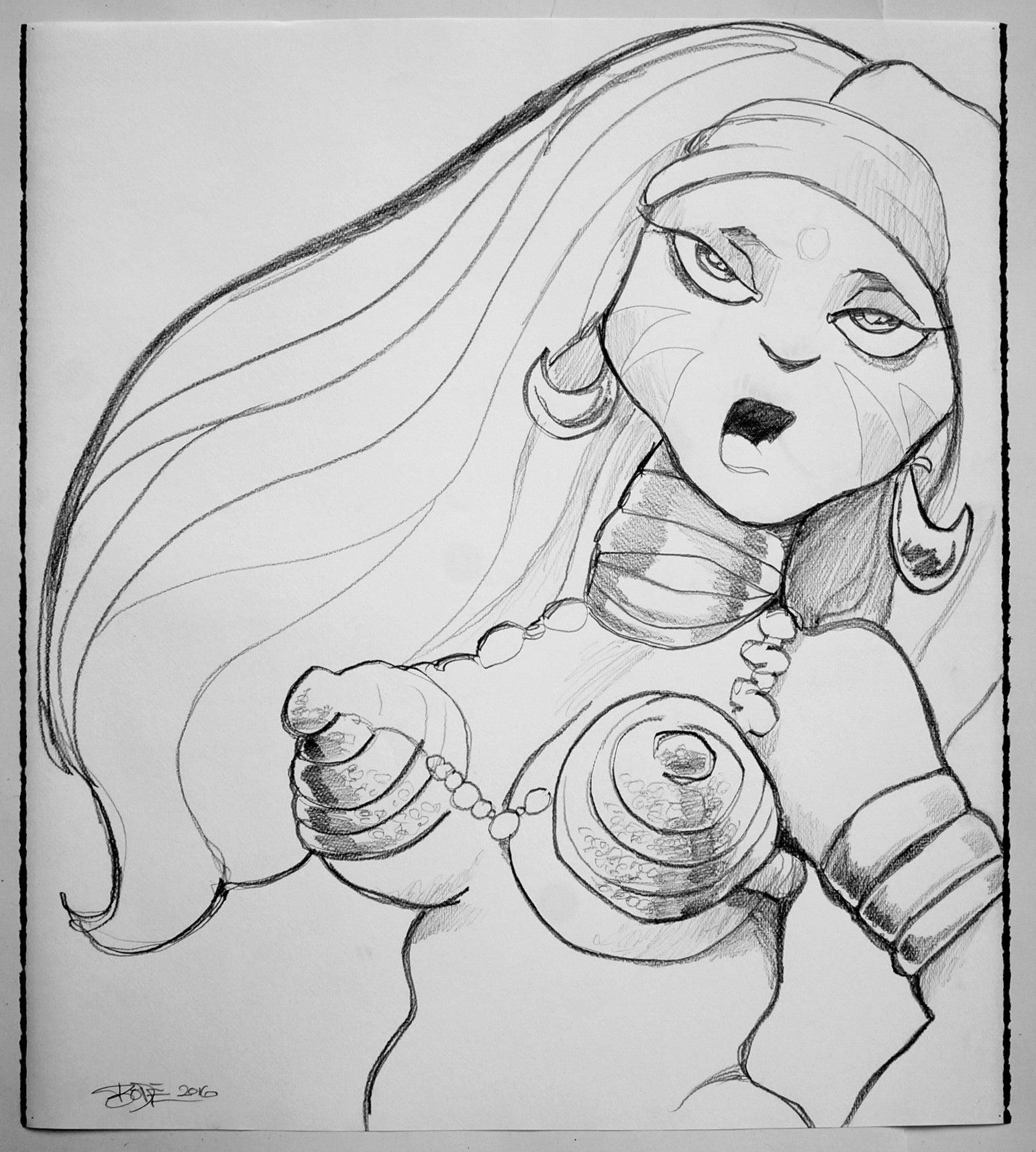 MARK BODE "Broad song" Drawing