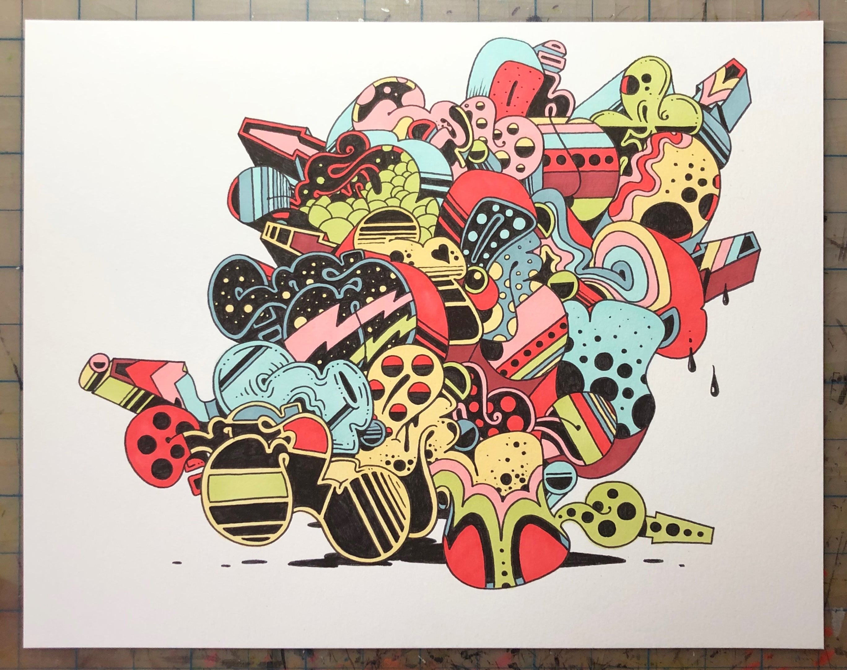 Sp.One - "Loosies 4"  drawing