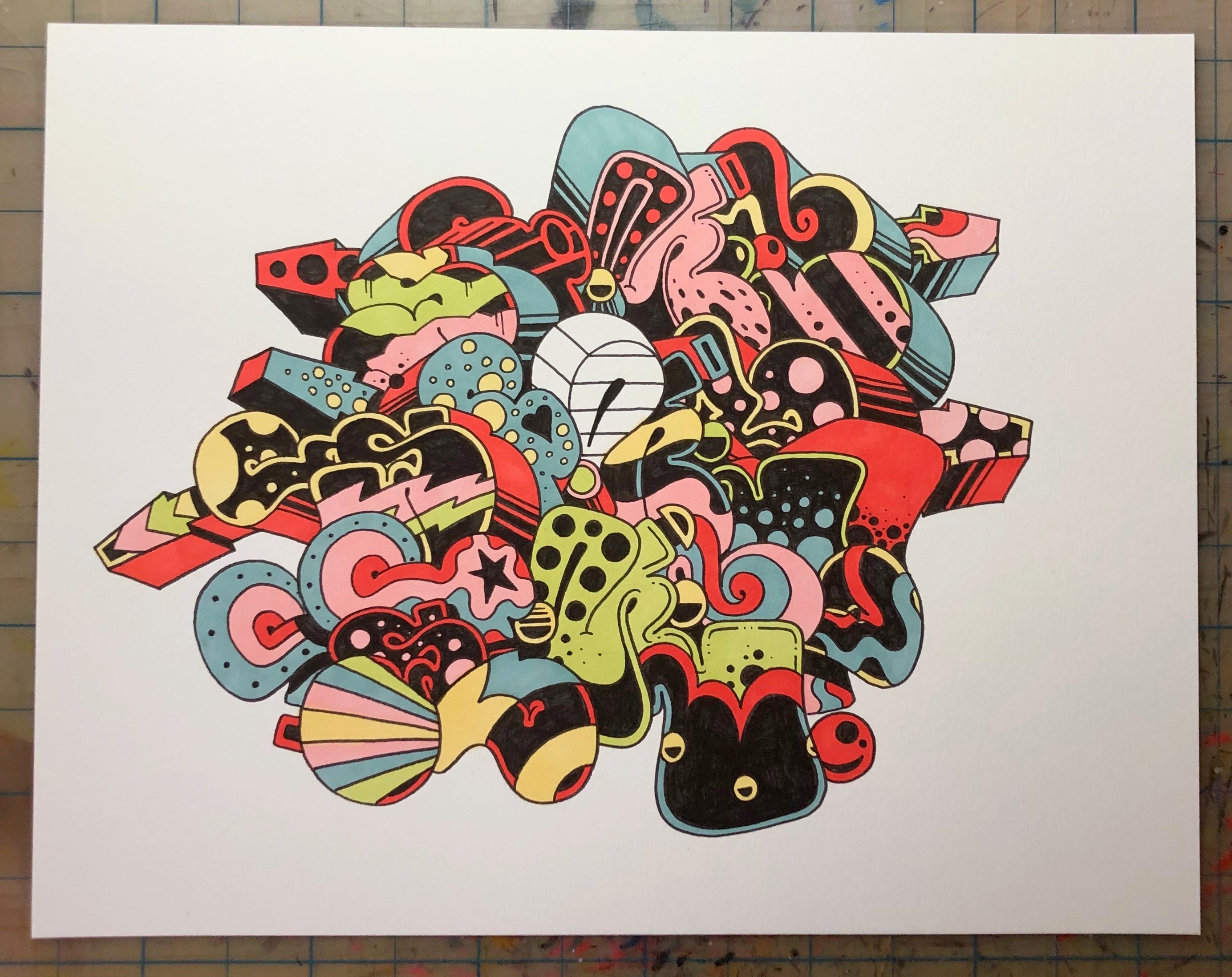 Sp.One - "Loosies 5"  drawing