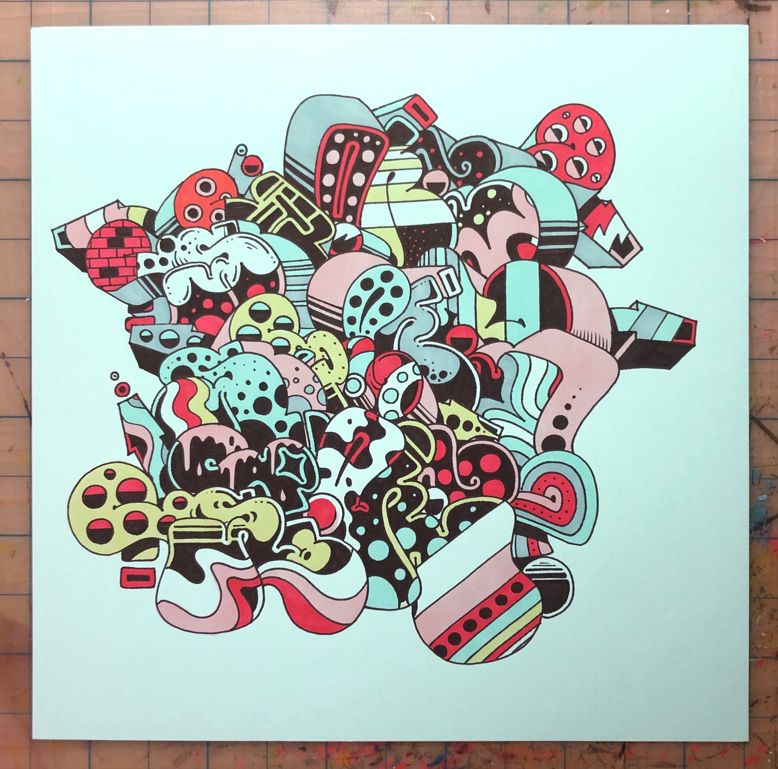 Sp.One - "Loosies 8"  drawing