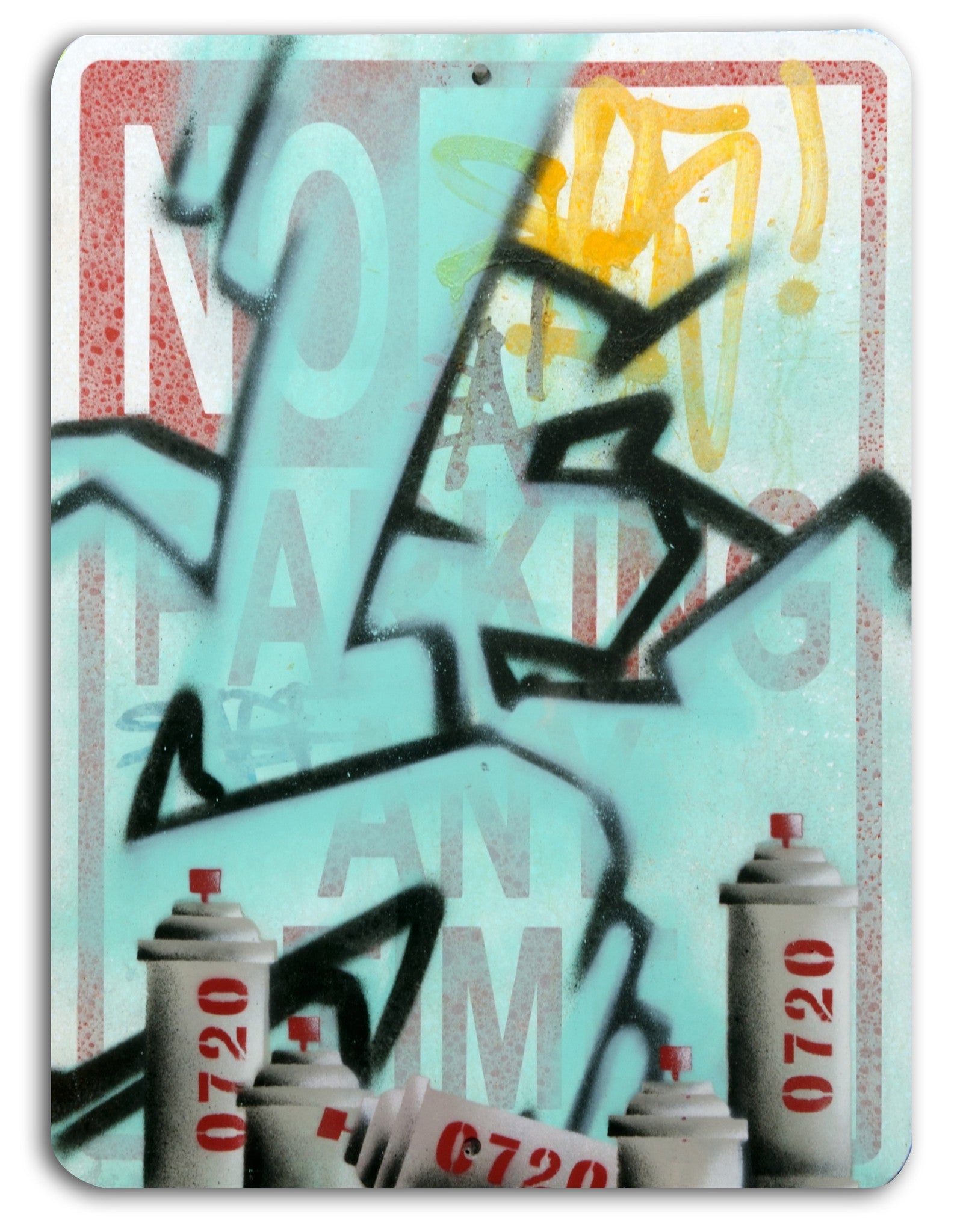 GRAFFITI ARTIST SEEN -  LARGE  "No Parking"