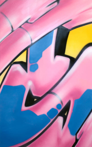 SEEN -  "Subway S #14"  Painting on paper