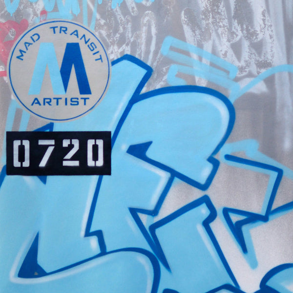 GRAFFITI ARTIST SEEN -  "Mad Transit SEEN"  Painting on Canvas