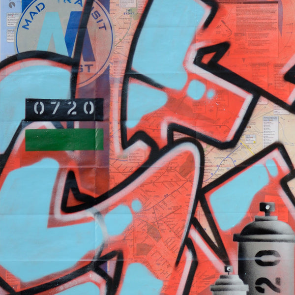 GRAFFITI ARTIST SEEN -  "MAD Transit 13" NYC Map