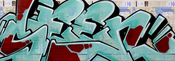 SEEN - "Quadtych" on 4 NYC Maps