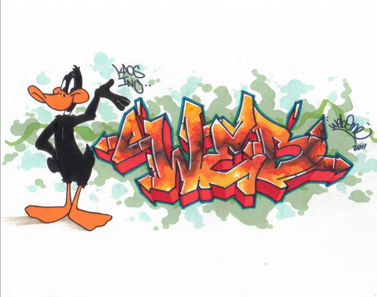 WEB ONE - TC5 - "Duck"  Blackbook Drawing