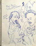 DANIEL JOHNSTON- "Heart Breaker" Notebook Drawing 1980
