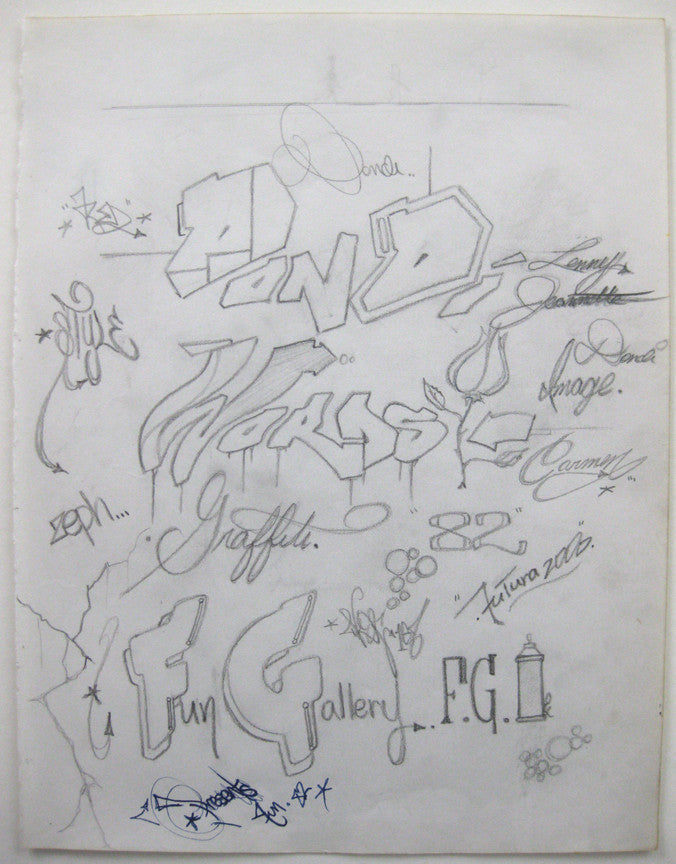 Dondi White - "Fun Gallery - Words" 1982