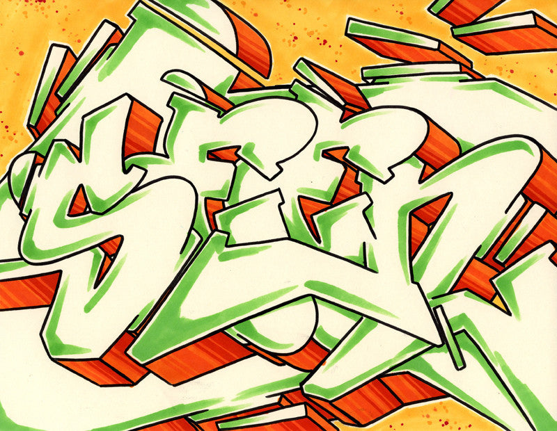 GRAFFITI ARTIST SEEN - WildStyle 2- Drawing