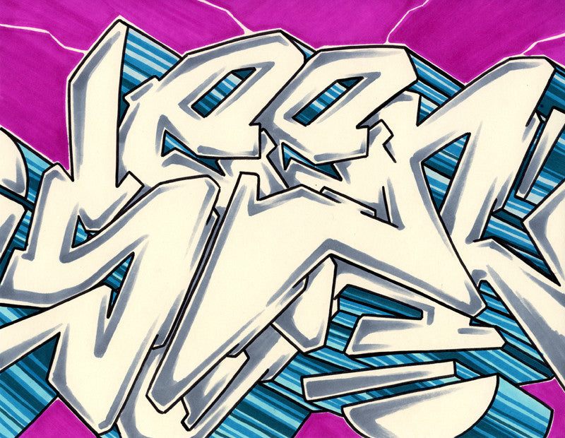 GRAFFITI ARTIST SEEN - WildStyle 3- Drawing