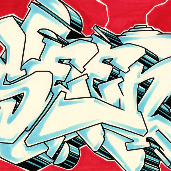 GRAFFITI ARTIST SEEN - WildStyle 4- Drawing
