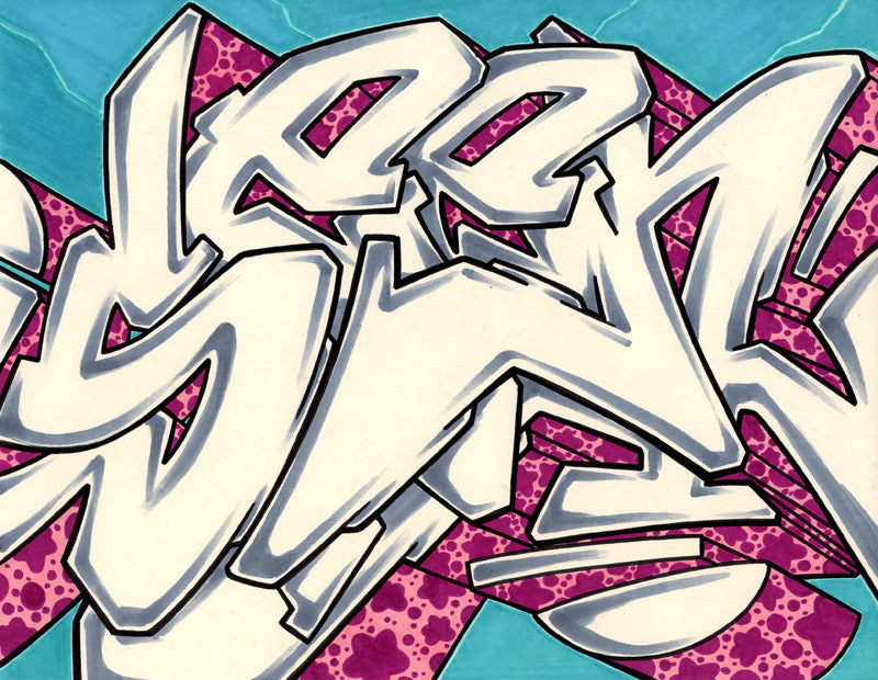 GRAFFITI ARTIST SEEN - WildStyle 5- Drawing