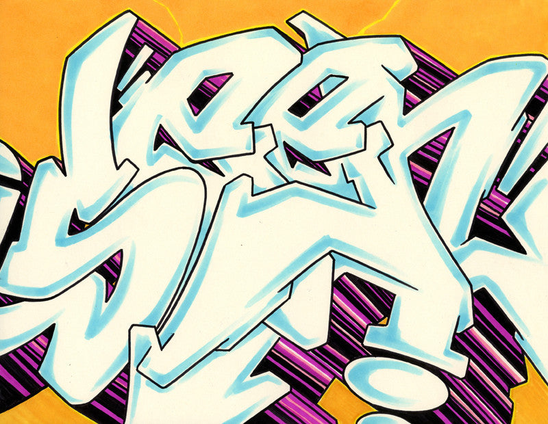 GRAFFITI ARTIST SEEN - WildStyle 6- Drawing