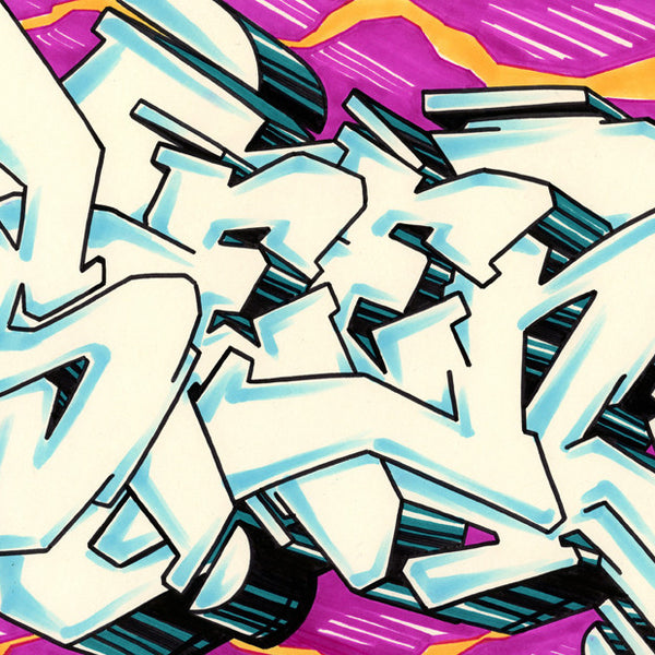 GRAFFITI ARTIST SEEN - WildStyle 7- Drawing