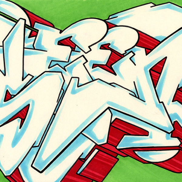 GRAFFITI ARTIST SEEN - WildStyle 44- Drawing