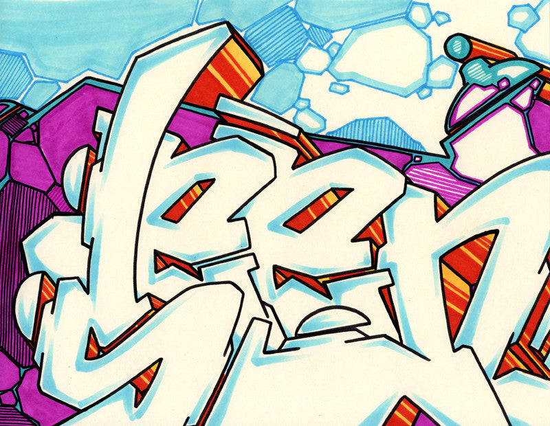 GRAFFITI ARTIST SEEN - WildStyle 12- Drawing