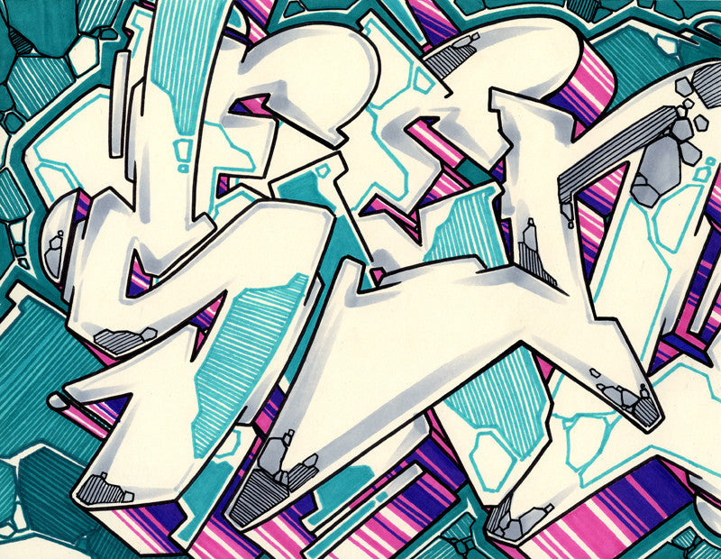 GRAFFITI ARTIST SEEN - WildStyle 13- Drawing