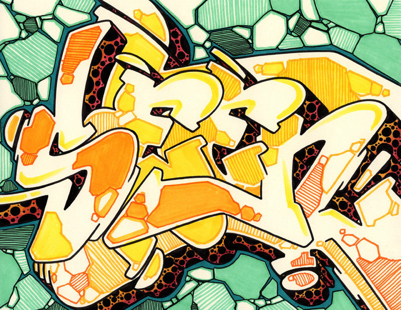 GRAFFITI ARTIST SEEN - WildStyle 14- Drawing