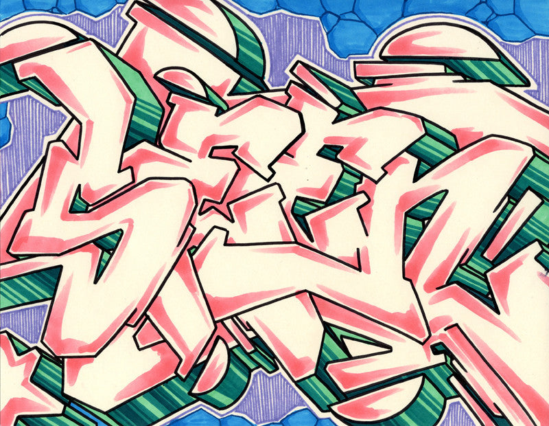 GRAFFITI ARTIST SEEN - WildStyle 15- Drawing