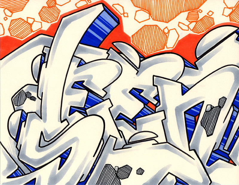 GRAFFITI ARTIST SEEN - WildStyle 16- Drawing