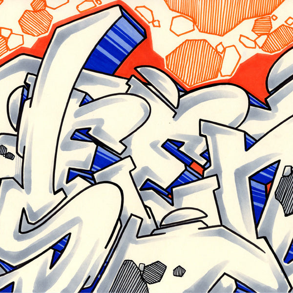 GRAFFITI ARTIST SEEN - WildStyle 16- Drawing