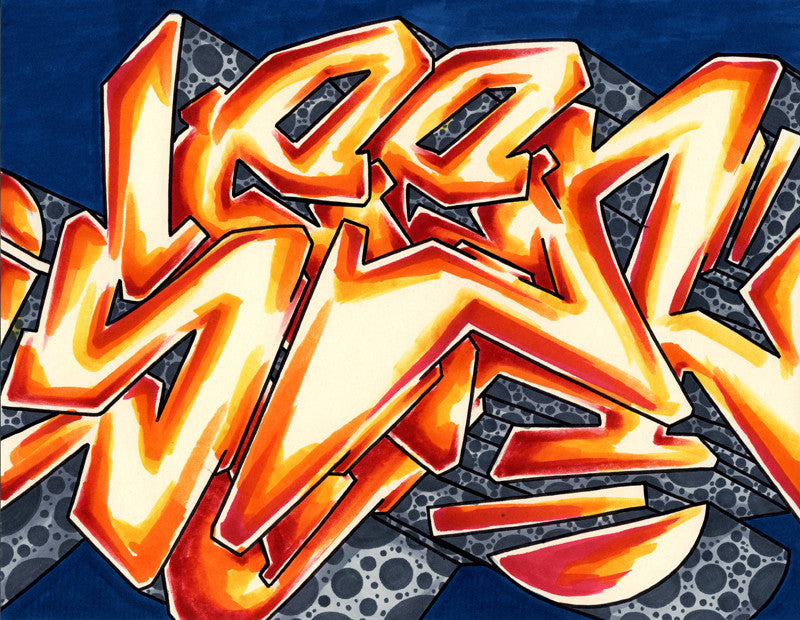 GRAFFITI ARTIST SEEN - WildStyle 18- Drawing