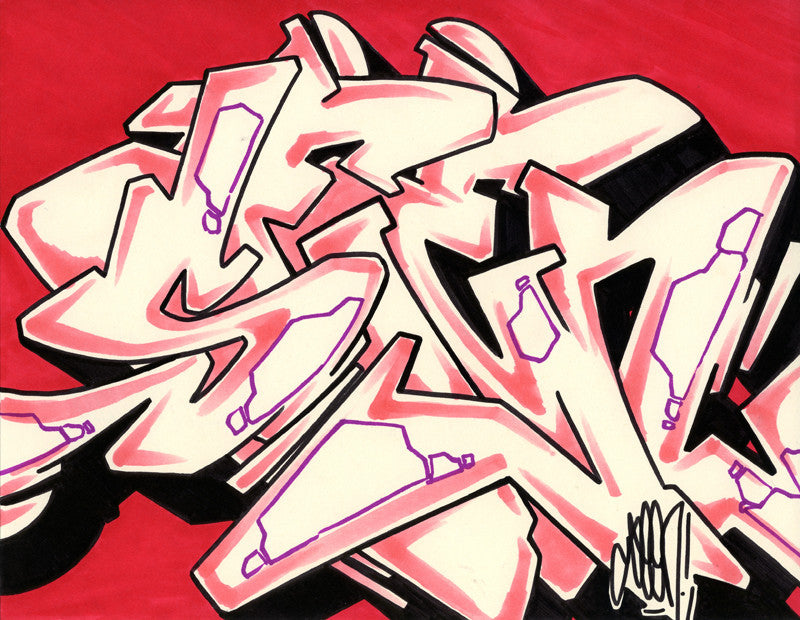 GRAFFITI ARTIST SEEN - WildStyle 20- Drawing