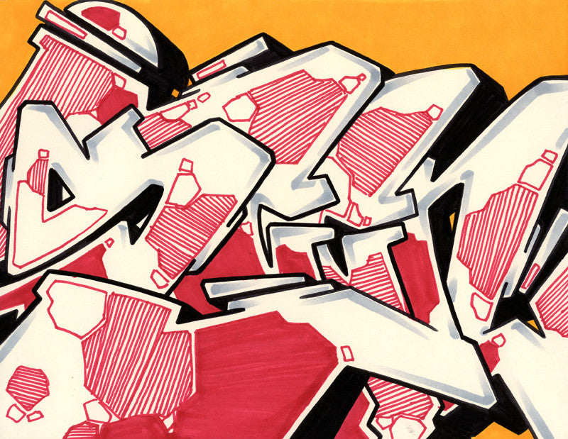 GRAFFITI ARTIST SEEN - WildStyle 21- Drawing