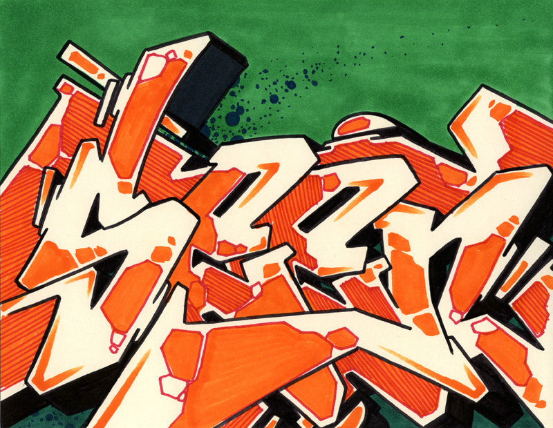 GRAFFITI ARTIST SEEN - WildStyle 22- Drawing