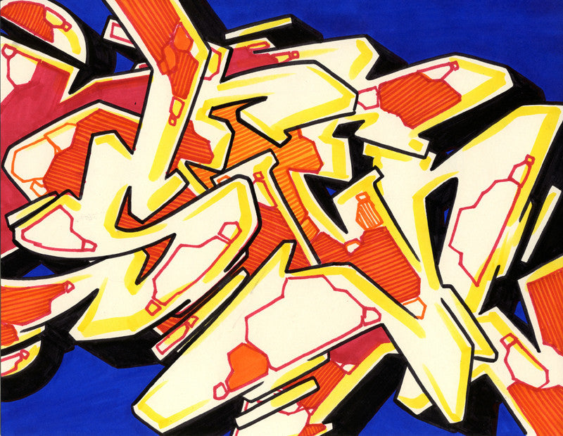 GRAFFITI ARTIST SEEN - WildStyle 24- Drawing